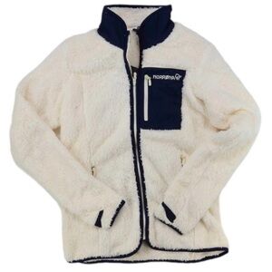 Norrøna Femund Warm3 Cream and Navy Sherpa Jacket